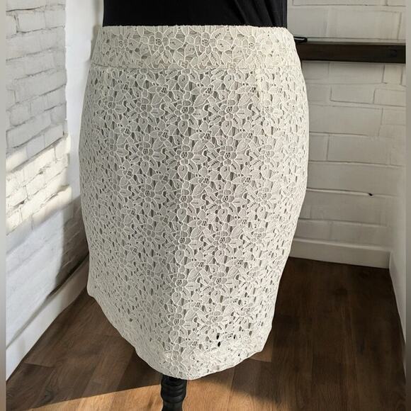 Ann Taylor Loft Lace Skirt Size 2P NWT - Picture 1 of 11